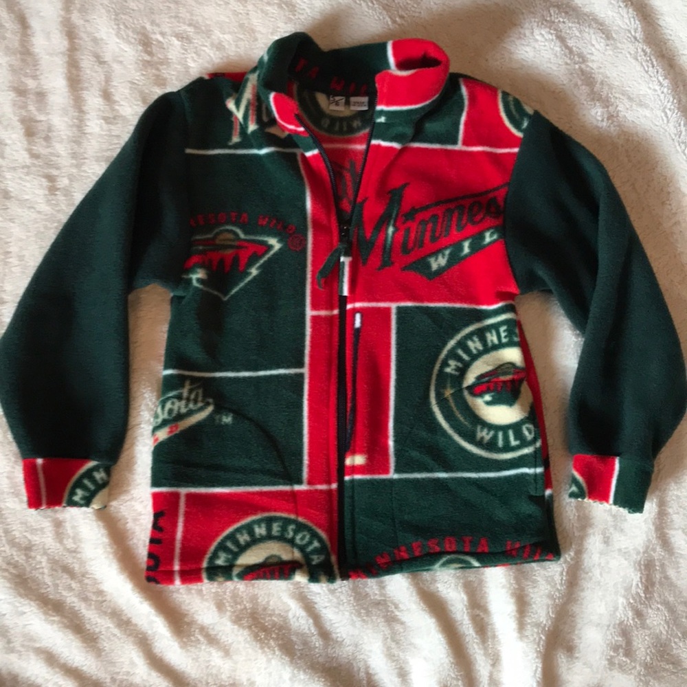 Handmade Minnesota Wild boys jacket